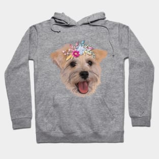 Snauzer Flower Dog Hoodie